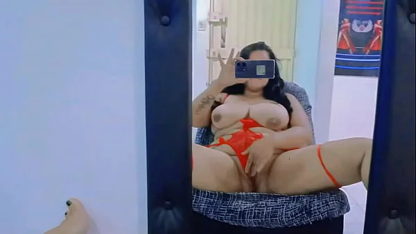 Busty milf. Masturbating in front of the mirror, it excites me to see my wet pussy and big tits while I masturbate and record myself to get new lovers. Do you want to be the next one to fuck me?